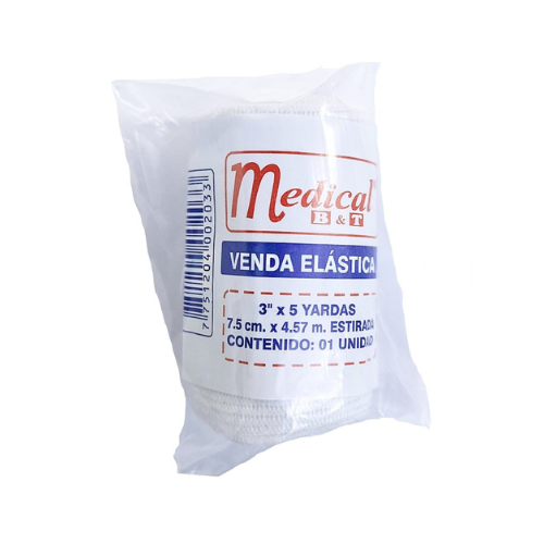 Venda Elástica 3_ X 5 Yds. Medical
